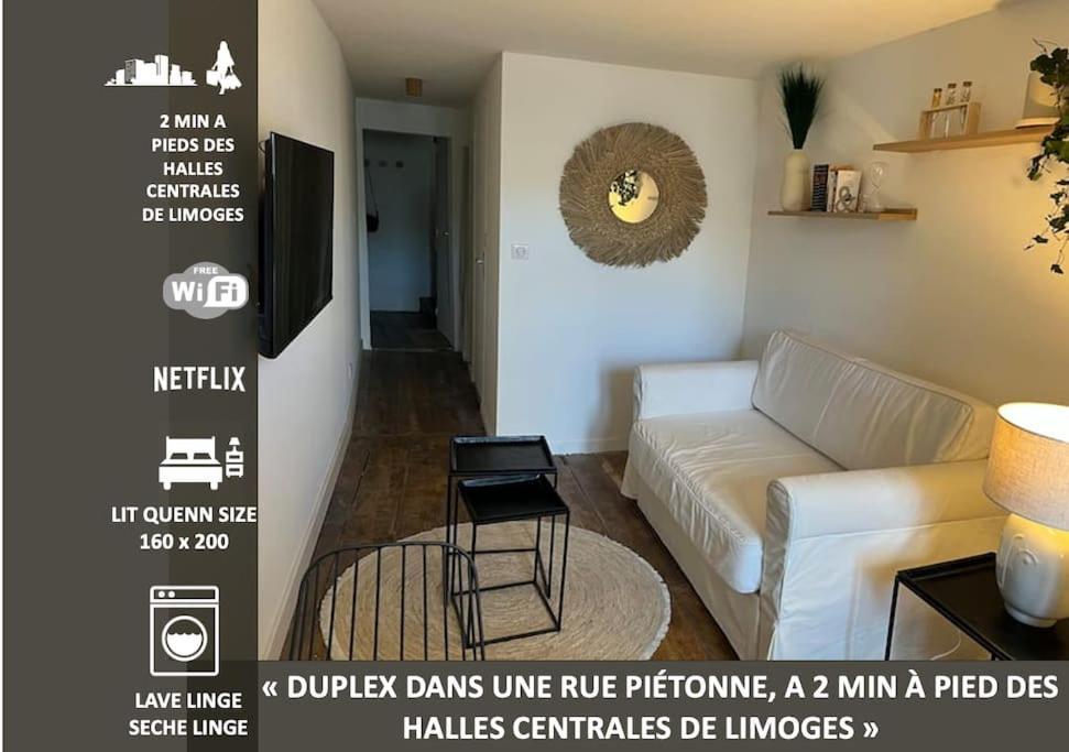 Superbe Duplex Hypercentre Dans Une Rue Pietonne Limoges Esterno foto